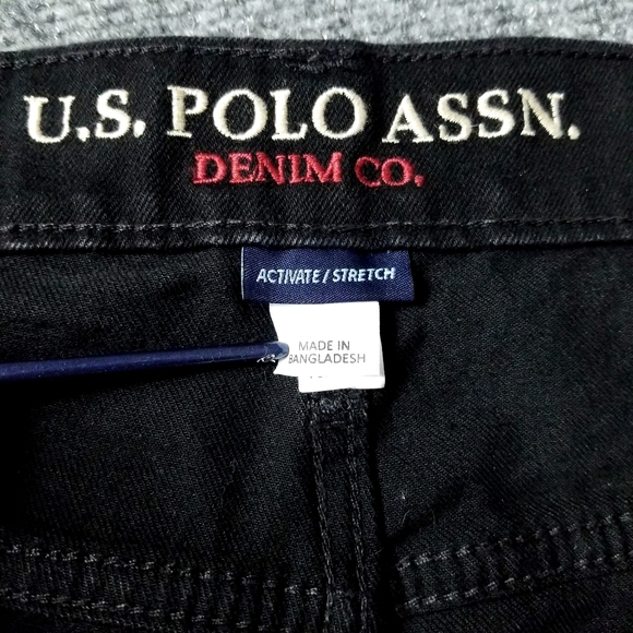 U.S. Polo ASSN activate / Stretch Men's size 34×30 Black - Picture 6 of 12
